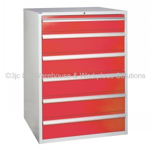 Euroslide Storage Cabinet 6 Drawer 1200mm